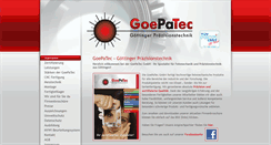 Desktop Screenshot of goepatec.de